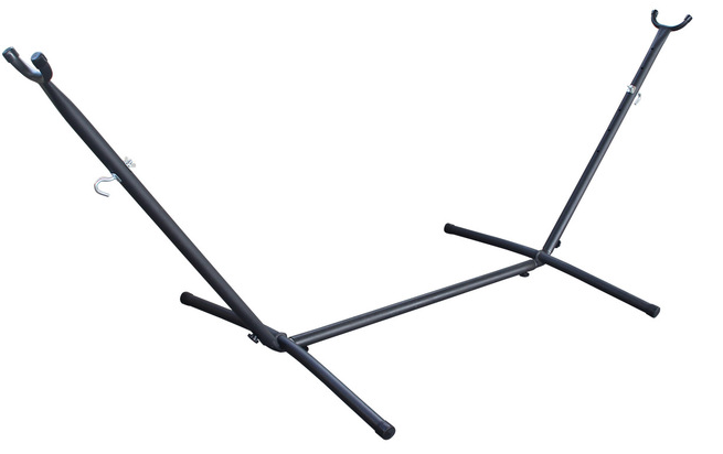 Suport cadru hamac, dimensiune 270x105 cm, metalic, greutate maxima suportata 200 kg, negru