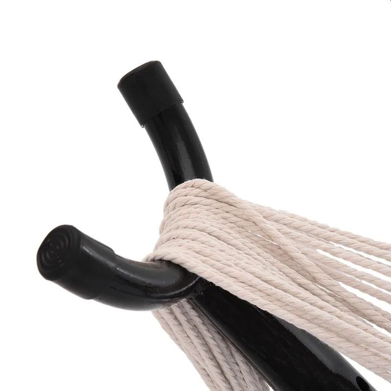 Suport cadru hamac, dimensiune 270x105 cm, metalic, greutate maxima suportata 200 kg, negru - 2 | YEO