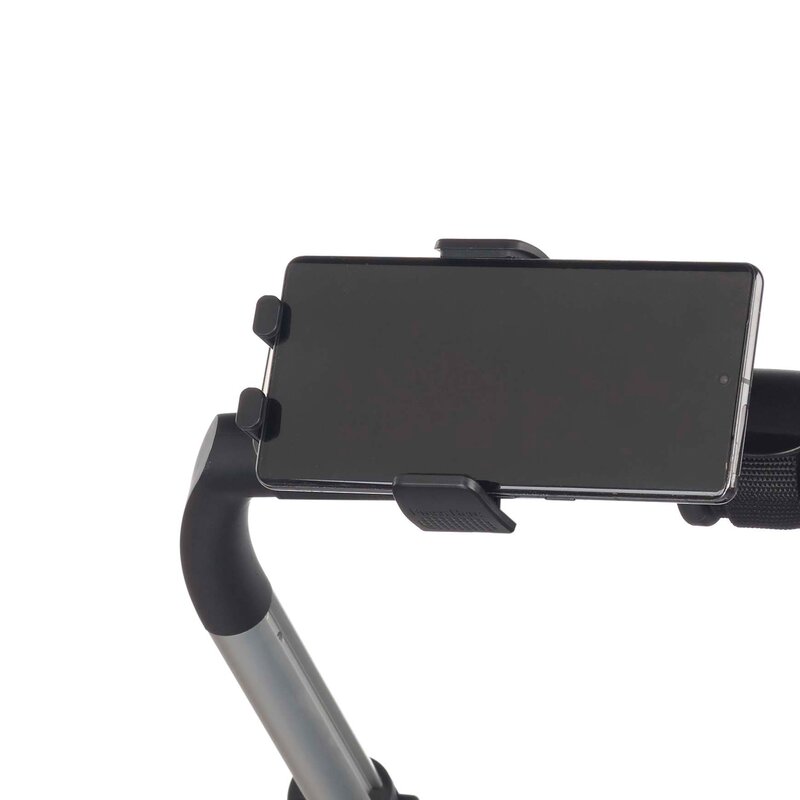 Suport telefon potrivit pentru carucior Jane, universal, reglabil, cu buton de blocare Black - 1