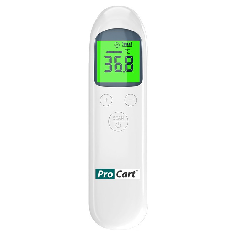 Termometru digital non contact led, corp si suprafete, cu infrarosu, dispozitiv medical, memorie, alarma