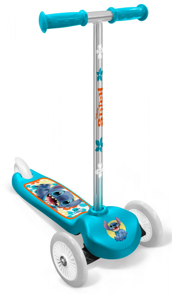 Trotineta intuitiva Stitch cu 3 roti, platforma antiderapanta, manere ergonomice