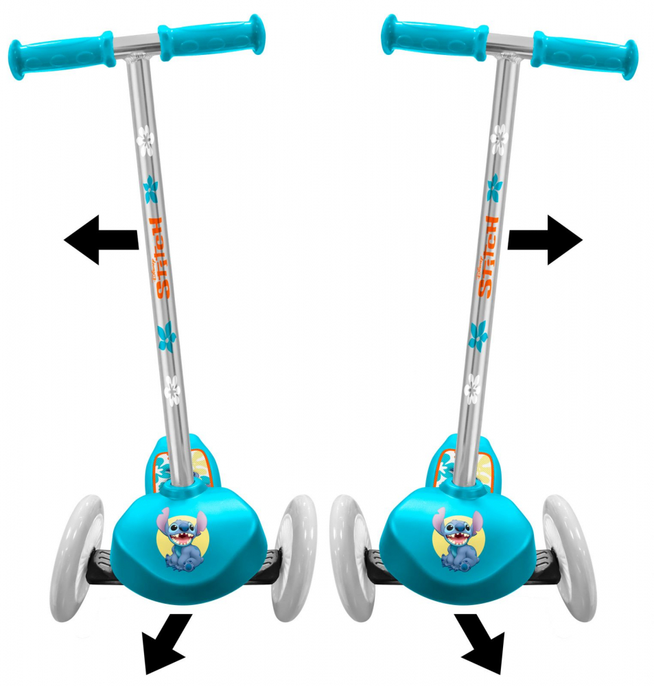 Trotineta intuitiva Stitch cu 3 roti, platforma antiderapanta, manere ergonomice - 2 | YEO