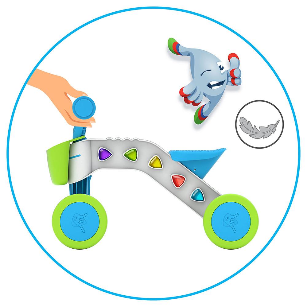 Vehicul pentru copii Chillafish ItsiBitsi Blocks Blue - 2