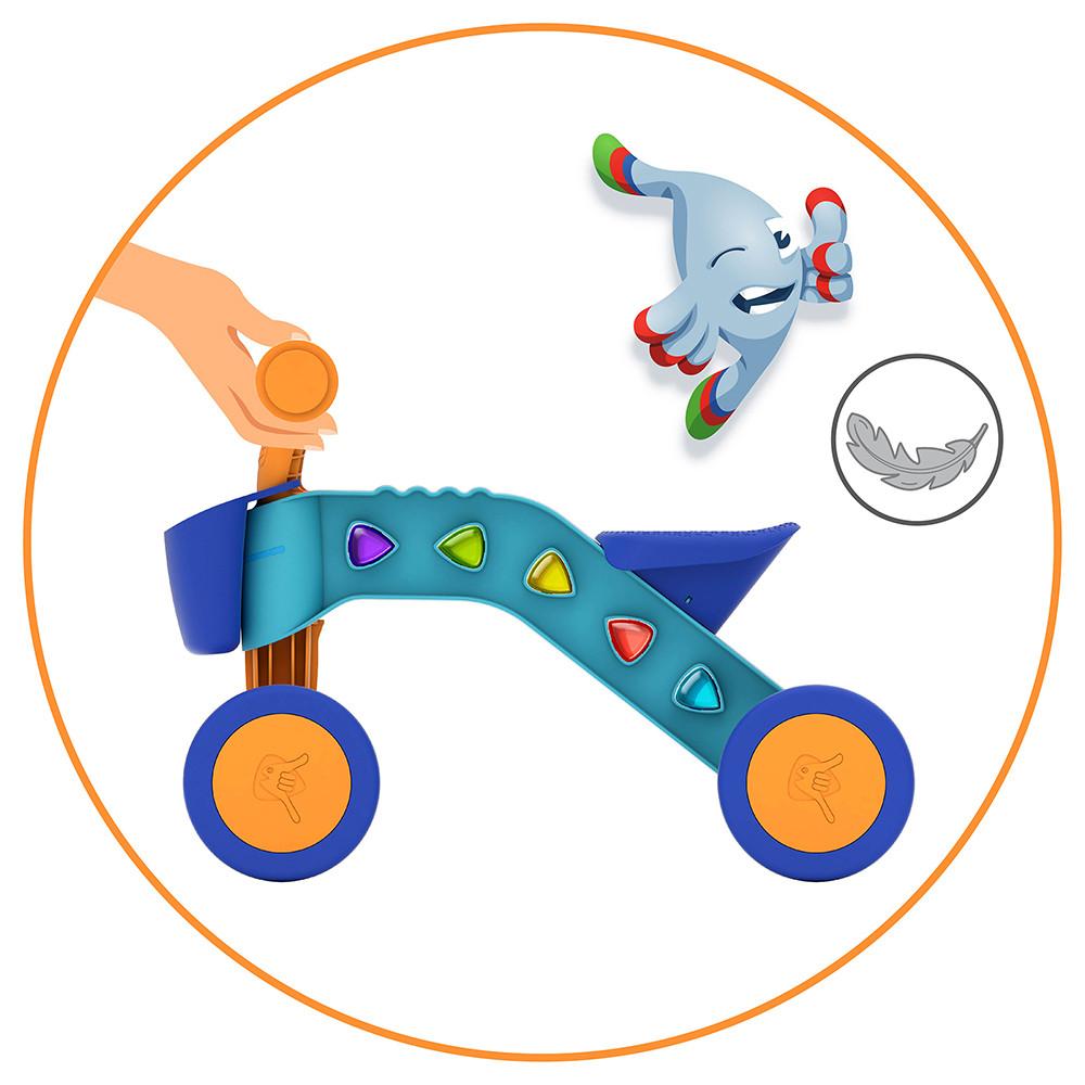 Vehicul pentru copii Chillafish ItsiBitsi Blocks OrangeBlue - 4