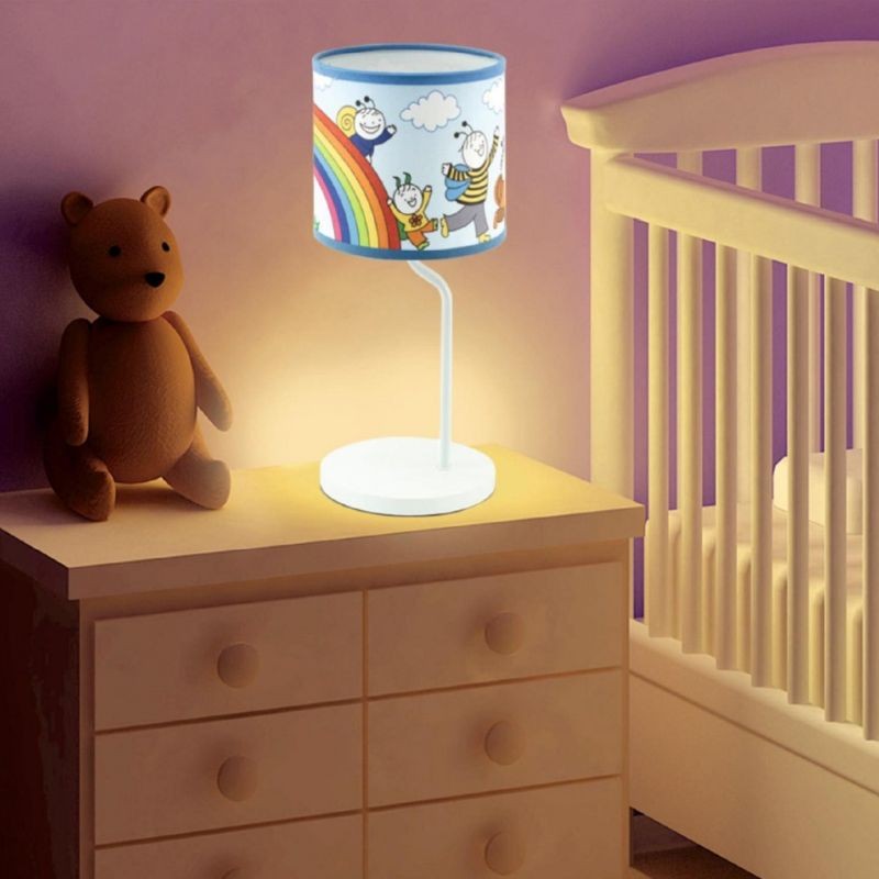 Veioza imprimeu bobita si buburuza, 25w e14, comutator pe fir
