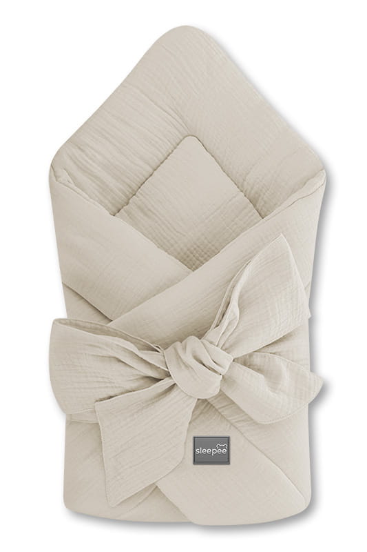 Wrap Babyhorn pentru nou nascut Sand Sleepee