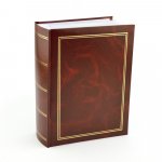 Album foto classic tip carte pentru 300 poze, 10x15 culoare maro