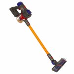 Aspirator vertical de jucarie pentru copii, Ikonka, model 3in1, design realist functional, fara fir, cu efecte sonore si bile din spuma pentru aspirare incluse