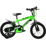 Bicicleta copii Dino Bikes MTB 414U diametru 14 inch, varsta 4-7 ani, inaltimea 95-115 cm, roti ajutatoare, frana de mana pe ambele roti