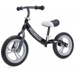 Bicicleta copii fara pedale Lorelli Fortuna grey & black, varsta 2-5 ani, ghidon reglabil in inaltime de la 51 cm pana la 60 cm, roti din spuma EVA, 11 inch, scaun reglabil de la 33 cm pana la 43 cm