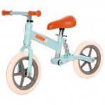 Bicicleta copii fara pedale Lorelli Wind Light Blue, roti din spuma EVA, amortizor reglabil care ajuta la absorbtia socurilor, scaun reglabil de la 47 cm pana la 50 cm, 12 inch, varsta 2-5 ani, maxim 25 de kg