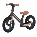 Bicicleta de echilibru pentru copii, fara pedale, pliabila, cu scaunelul si ghidonul reglabile pe inaltime, cu roti din cauciuc de 12 inch, Colibro Ciao Street Gray