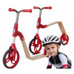 Trotineta pentru copii Sun Baby 006 EVO 360 Red, transformabila in bicicleta de echilibru fara pedale, vasrta 3-5 ani, greutatea maxima 20 kg, roti mari cauciucate, frana de picior pe roata din spate