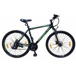 Bicicleta hibrida 700c, de munte si oras, cadru 18 inch aluminiu, 21 viteze shimano, frane pe disc