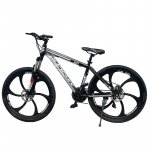 Bicicleta mtb 26 inch, shimano 21 viteze, frane pe disc, cadru din otel, tornado, black