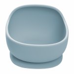 Bol din silicon cu ventuza AppeKids Classic Aqua Blue