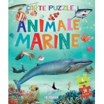 Carte cu 6 puzzle-uri Animale marine