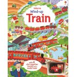 Carte pentru copii Usborne cu sine si jucarie Wind-up Train