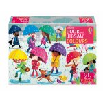 Carte si puzzle pentru copii Usborne Colours