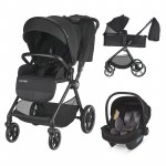 Carucior modular 3 in 1 Coccolle Lissia Anthracite + Scoica auto iSize Coccolle Knox Anthracite