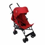 Carucior pentru copii Buf Boof sport S120 rosu cu spatar reglabil