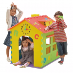 Casuta educativa pentru copii Car Boy Safety ABC din spuma