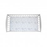 Cearceaf din bumbac pentru patut 120x60 cm Bloom Sleepee
