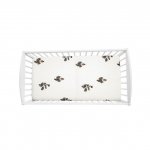 Cearceaf din bumbac pentru patut 120x60 cm Jungle Plant Sleepee