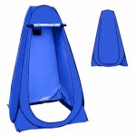 Cort plaja multifunctional, husa inclusa, maner transport, fermoar inchidere, impermeabil, 1,8kg, 190 x 110cm, albastru