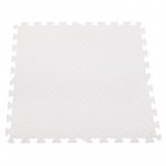 Covoras puzzle xl, 60x60 cm, grosime 2 cm, spuma eva, 2 piese culoare alb
