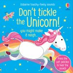 Carte pentru copii Usborne Dont tickle the Unicorn senzoriala cu sunete