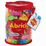 Set de construit Ecoiffier Abrick multicolor 50 piese