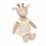 Jucarie din plus Egmont Toys Girafa Leoni din bumbac organic
