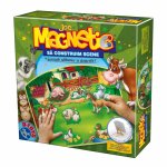 Joc magnetic educativ Scene cu animale domestice si salbatice