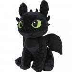 Jucarie din plus Toothless negru asezat Dragons 30 cm