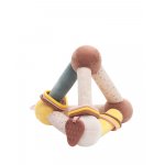 Jucarie din plus pentru bebelusi KikkaBoo Activity Hedge-hugs multisenzoriala,cu inele dentitie, Forma triunghiulara usor de prins,Aprobat conform standardelor de siguranta EN 71