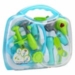 Jucarie trusa doctor, Tegole, In cutie, 8x30x27 cm , 36 luni+, Verde