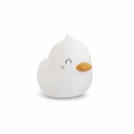 Lampa de veghe din silicon premium diverse lumini USB tip C Bright Duck White