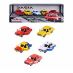 Set 5 masinute metalice Majorette Dacia scara 1:64