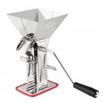 Masina de tocat si stors rosii velocissima, inox alimentar, fixare pe masa, inaltime 27 cm