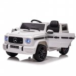 Masinuta electrica pentru copii Mercedes Benz g63, mp3, usb/sd, 2 motoare 25w, roti spuma eva, telecomanda, suspensii, 110x69x53 cm