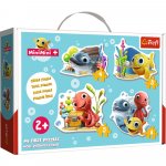 Puzzle Trefl baby clasic pestisorul MiniMini 18 piese
