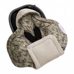 Paturica universala pentru scoica auto bumbac/catifea Magic Jungle Khaki Sleepee 3 tog