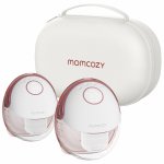 Pompa de san portabila dubla MOMCOZY S6 Rosu