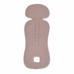 Protectie antitranspiratie Cangaroo AirLuxe Pink pentru scaun auto copii grupa 70-150 cm, material 3D special, reduce transpiratia, model cu dimensiune reglabila