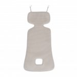 Protectie antitranspiratie Cangaroo AirLuxe Universal Grey pentru carucior, material 3D special, reduce transpiratia, potrivire universala