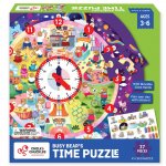 Puzzle Ursuletul invata ceasul 37 piese