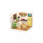 Puzzle 3D Minicasuta DIY Happy Meals Kitchen din plastic RolIfe 152 piese