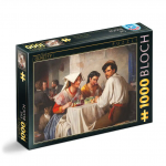 Puzzle Carl Bloch In a Roman Osteria/ntr-o osterie romana 1000 piese
