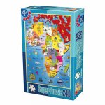 Puzzle Harta Africii 240 piese